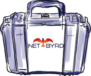 El caso NetByrd en formato de boceto