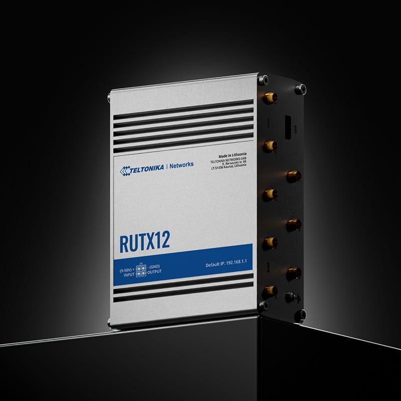 Teltonika RUTX12: Leistungsstarker Dual LTE CAT6 Router