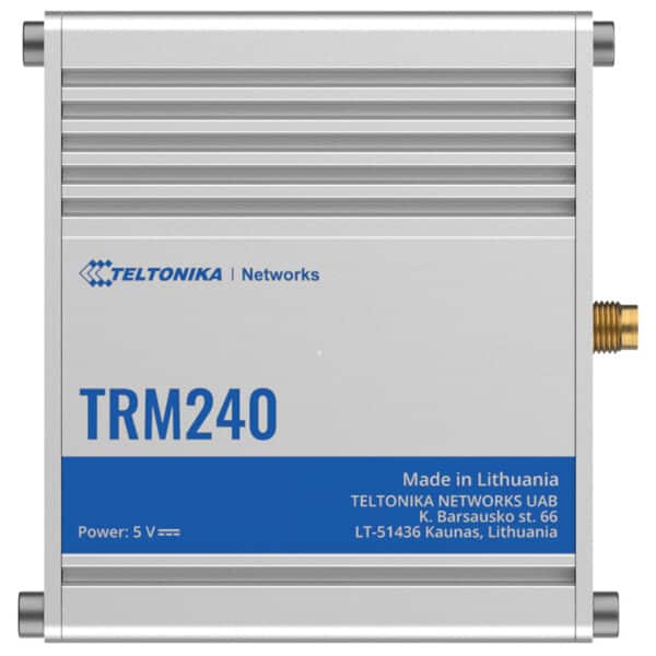 Teltonika TRM240 modem LTE appareil industriel.