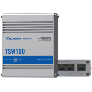 Teltonika TSW100 PoE switch.