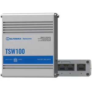 Teltonika TSW100 PoE коммутатор.