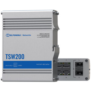 Switch di rete industriale TSW200 di Teltonika.