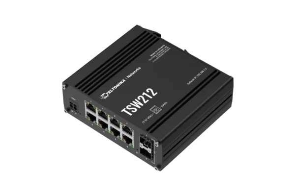 Network switch with eight ports