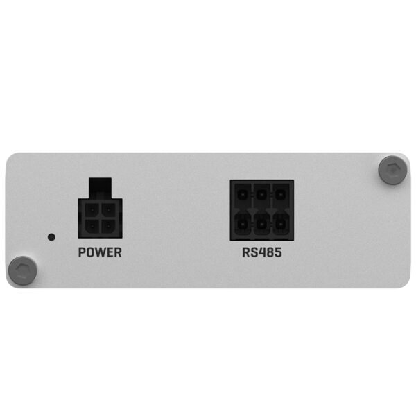 Conexión de alimentación y panel de interfaz RS485