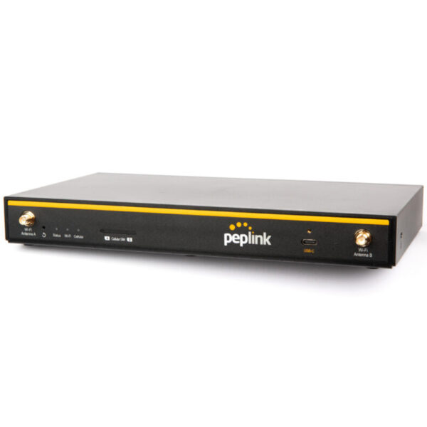Peplink router for wireless network solutions.