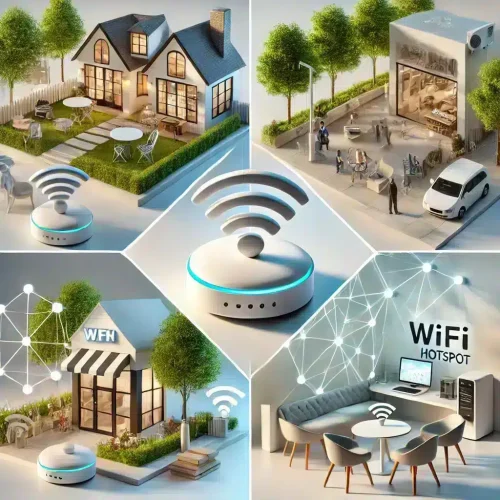 Connexion WLAN dans différents environnements